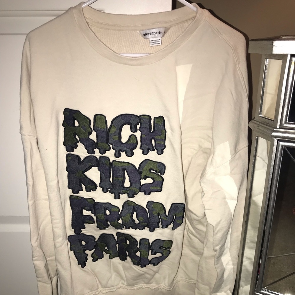 Distressed sweatshirt from Bloomingdales